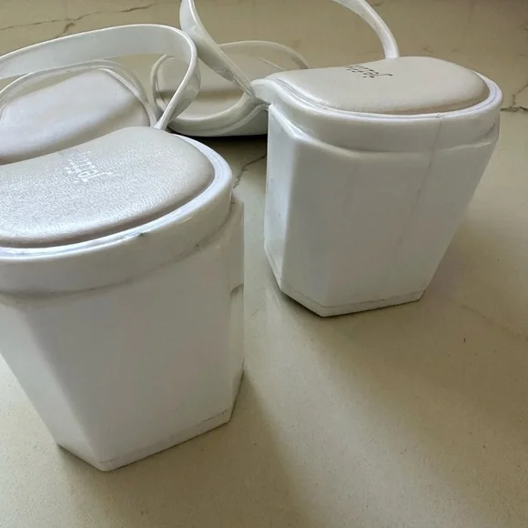 Jeffrey Campbell Jamm-3 jelly slide block heel sandals, size 8 - Picture 4 of 5